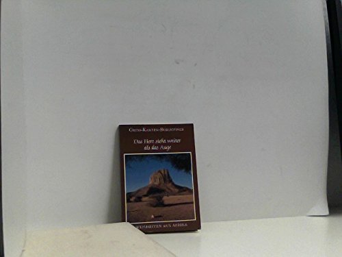 Das Herz sieht weiter als das Auge: Weisheiten aus Afrika (Groh-Karten-Bibliothek) Books