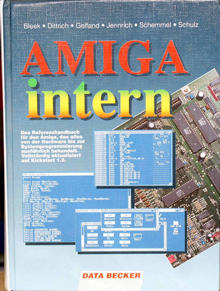AMIGA intern Computer Science Books