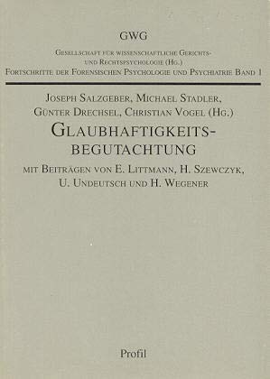 Glaubhaftigkeitsbegutachtung (Livre en allemand) book