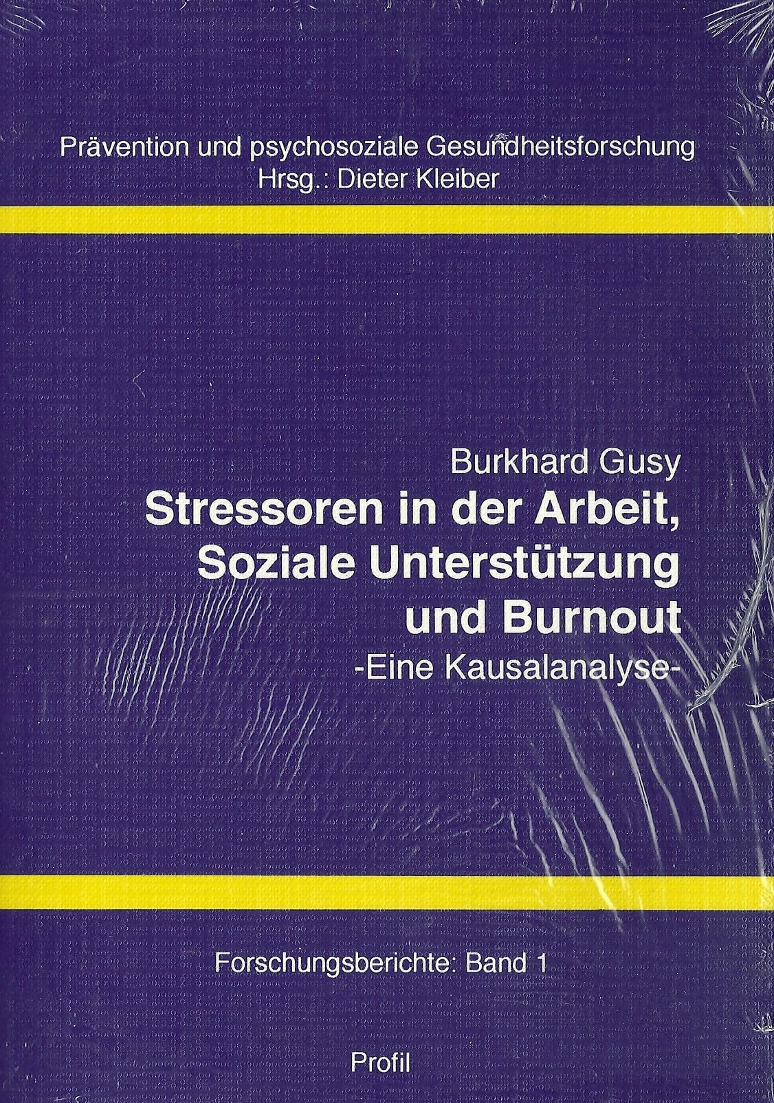 Stressoren in der Arbeit, Soziale Unterstützung und Bournout: Eine Kausalanalyse Social Sciences
