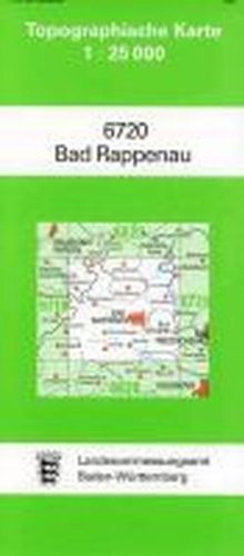 Topographische Karte Baden-Württemberg Bad Rappenau Maps & Plans