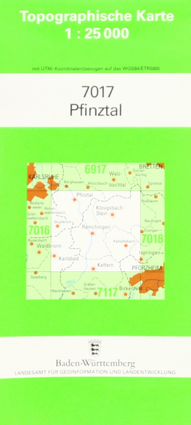 Pfinztal 1 : 25 000 Maps & Plans