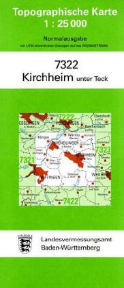 Kirchheim unter Teck 1 : 25 000 Maps & Plans