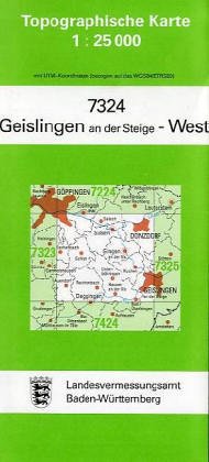 Geislingen an der Steige West 1 : 25 000 book