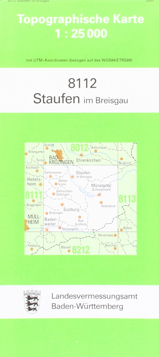 Staufen im Breisgau 1 : 25 000 Maps & Plans