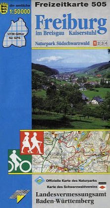 Topographische Sonderkarten Baden-Württemberg, Bl.6, Kaiserstuhl, Freiburg, Feldberg Maps & Plans