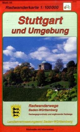 Radwanderkarten Baden-Württemberg, Bl.55, Stuttgart und Umgebung Maps & Plans