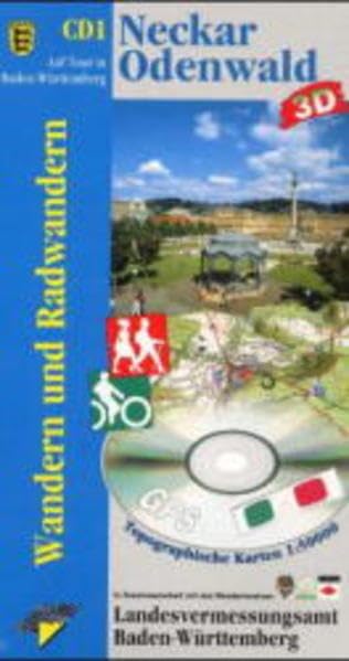 Topographische Sonderkarten Baden-Württemberg. Sonderblattschnitte auf der Grundlage der amtlichen topographischen Karten, meist grössere ... Baden-Württemberg / Neckar-Odenwald Hiking & Cycling