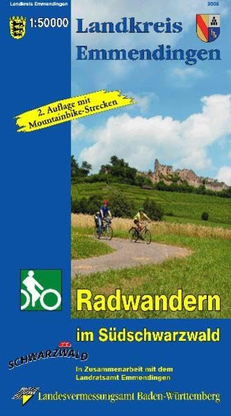 Topographische Landkreiskarten Baden-Württemberg, Landkreis Emmendingen: Radwandern im Südschwarzwald. In Zus.-Arb. m. d. Landratsamt Emmendingen. Mit Mountainbike-Strecken Leisure, Home & Garden