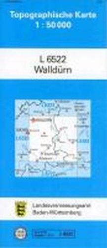 Walldürn: Zivilmilitärische Ausgabe (Topographische Karten 1:50000 (TK 50) Baden-Württemberg (amtlich) / Normalausgabe (N): Grundriss, Gewässer, ... mit Strassenaufdruck wie Ausgabe (N)) Leisure, Home & Garden