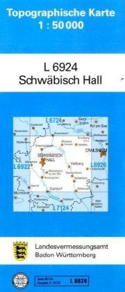 Schwäbisch Hall: Zivilmilitärische Ausgabe (Topographische Karten 1:50000 (TK 50) Baden-Württemberg (amtlich) / Normalausgabe (N): Grundriss, ... mit Strassenaufdruck wie Ausgabe (N)) Leisure, Home & Garden