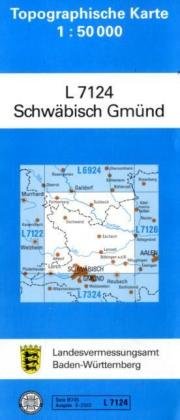 Schwäbisch Gmünd: Zivilmilitärische Ausgabe (Topographische Karten 1:50000 (TK 50) Baden-Württemberg (amtlich) / Normalausgabe (N): Grundriss, ... mit Strassenaufdruck wie Ausgabe (N)) Leisure, Home & Garden