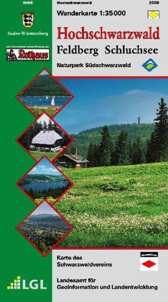 Hochschwarzwald: Feldberg-Schluchsee. 1:35000. Mit touristischen Informationen: Hrsg. v. Landesvermessungsamt Baden-Württemberg. Feldberg-Schluchsee. Naturpark Südschwarzwald Leisure, Home & Garden