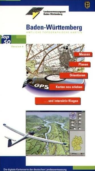 TOP50 Baden-Württemberg: Topographische Karten auf CD-ROM Books