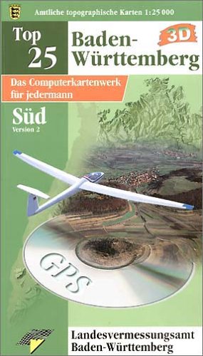 TOP25 Süd: Topographische Karten auf CD-ROM Hobbies & Leisure