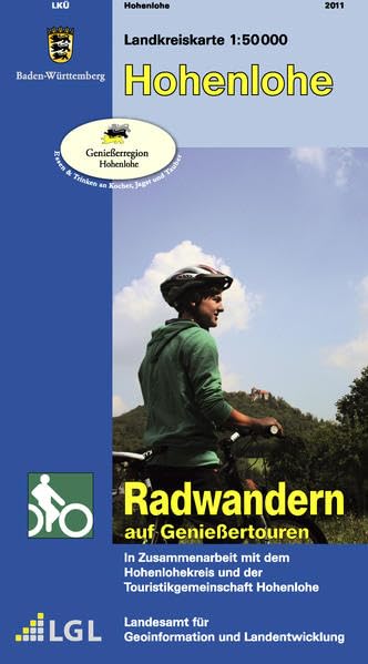 Hohenlohe. Landkreiskarte 1 : 50 000 Leisure, Home & Garden