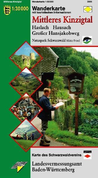 Mittleres Kinzigtal: WMK Wanderkarte Haslach - Hausach - Grosser Jakobsweg Leisure, Home & Garden