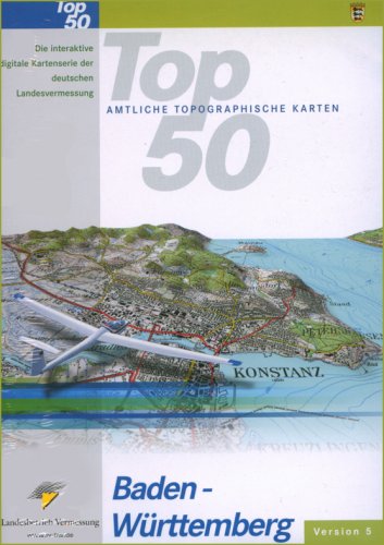TOP50-V5 Amtliche Topographische Karten Baden-Württemberg: Topographische Karten auf DVD Maps & Plans