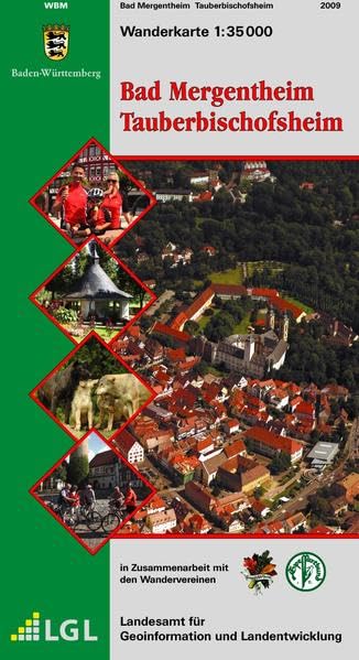 Wanderkarte 1:35000 Bad Mergentheim Tauberbischofsheim: Hrsg. v. Landesvermessungsamt Baden-Württemberg (Wanderkarten 1:35 000) Leisure, Home & Garden