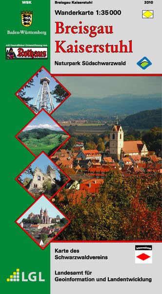 LGL BW 35 000 Wander Breisgau-Kaiserstuhl Maps & Plans
