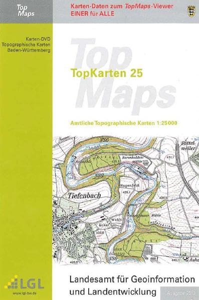 TopMaps Topkarten 25: Topographische Karten 1:25 000 auf DVD (TopMaps / Karten auf DVD) Leisure, Home & Garden