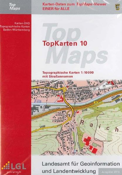 TopMaps Topkarten 10: Topographische Karten auf DVD (TopMaps / Karten auf DVD) Leisure, Home & Garden
