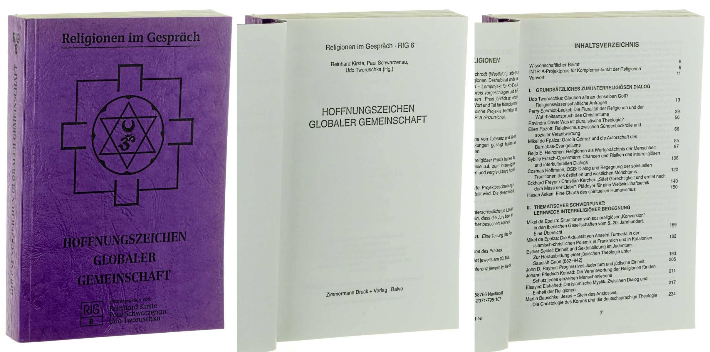 Religion im Gespräch (RIG 6): Hoffnungszeichen globaler Gemeinschaft Books