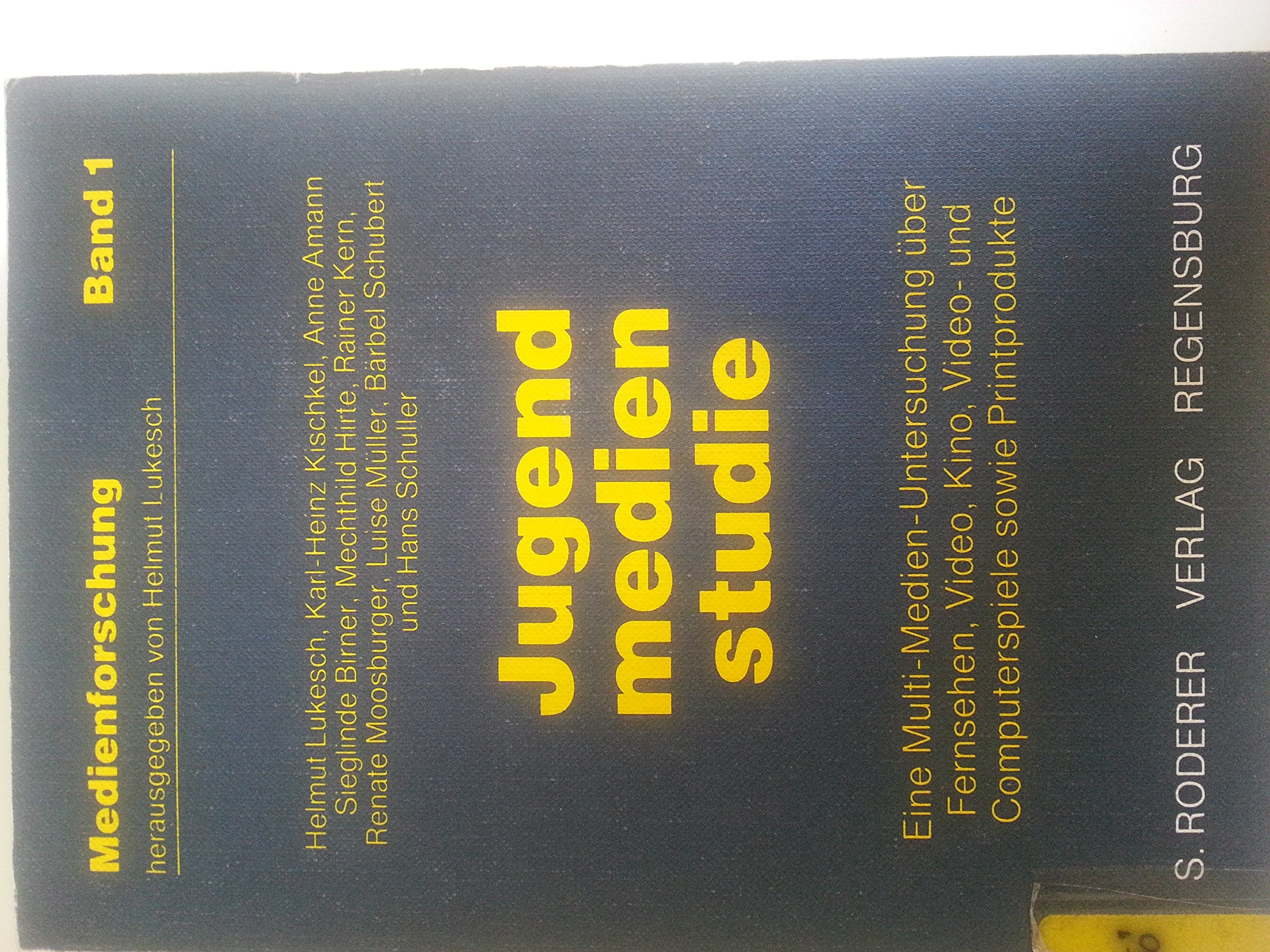 Jugendmedienstudie. Verbreitung, Nutzung und ausgewählte Wirkungen von Massenmedien bei Kindern und Jugendlichen Media & Communication