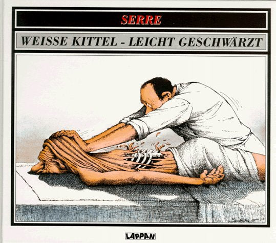 Weiße Kittel, leicht geschwärzt Cartoons