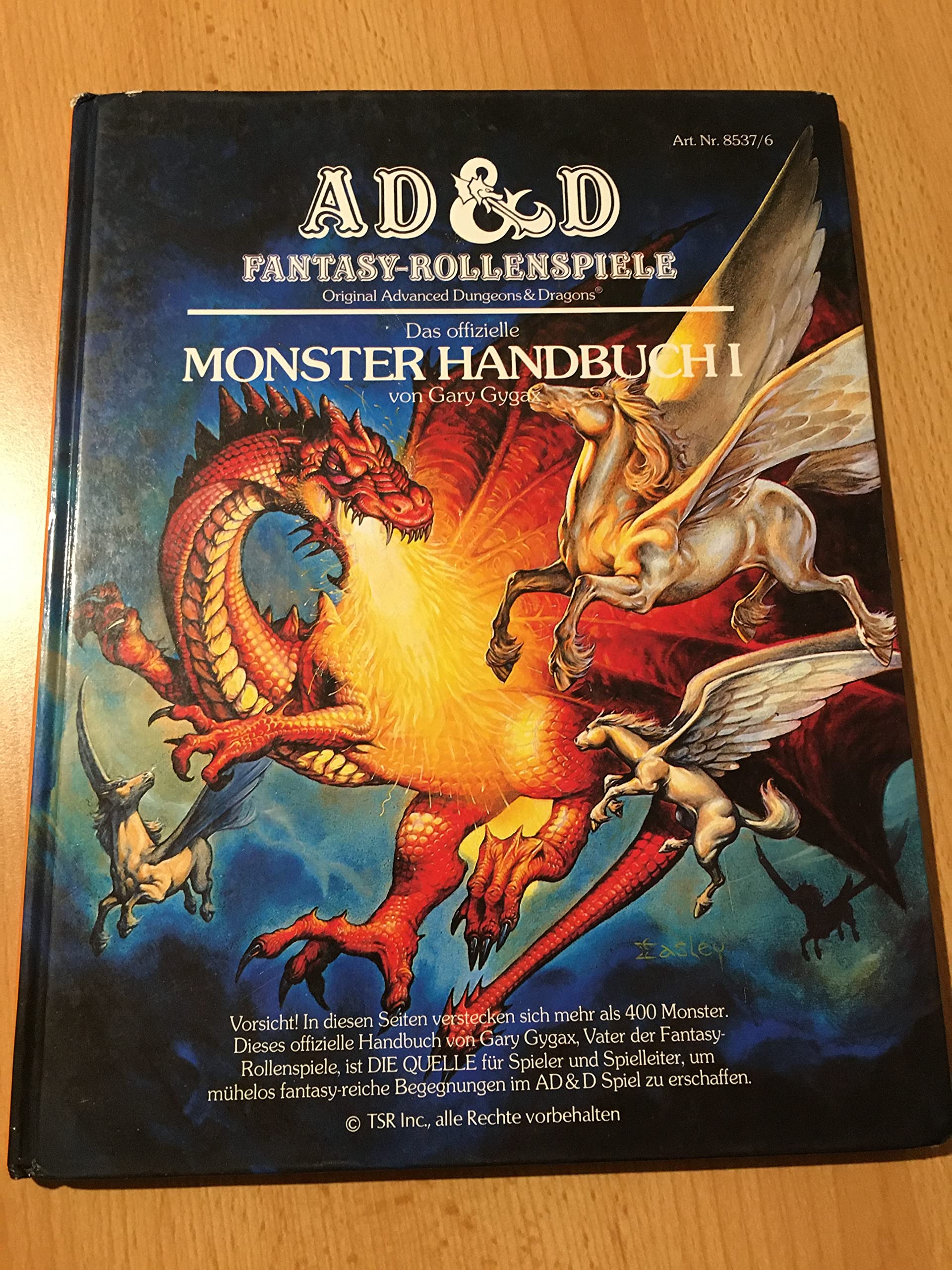 Das offizielle MONSTER HANDBUCH I / AD&D Fantasy Rollenspiele / Original Advanced Dungeons & Dragons Books