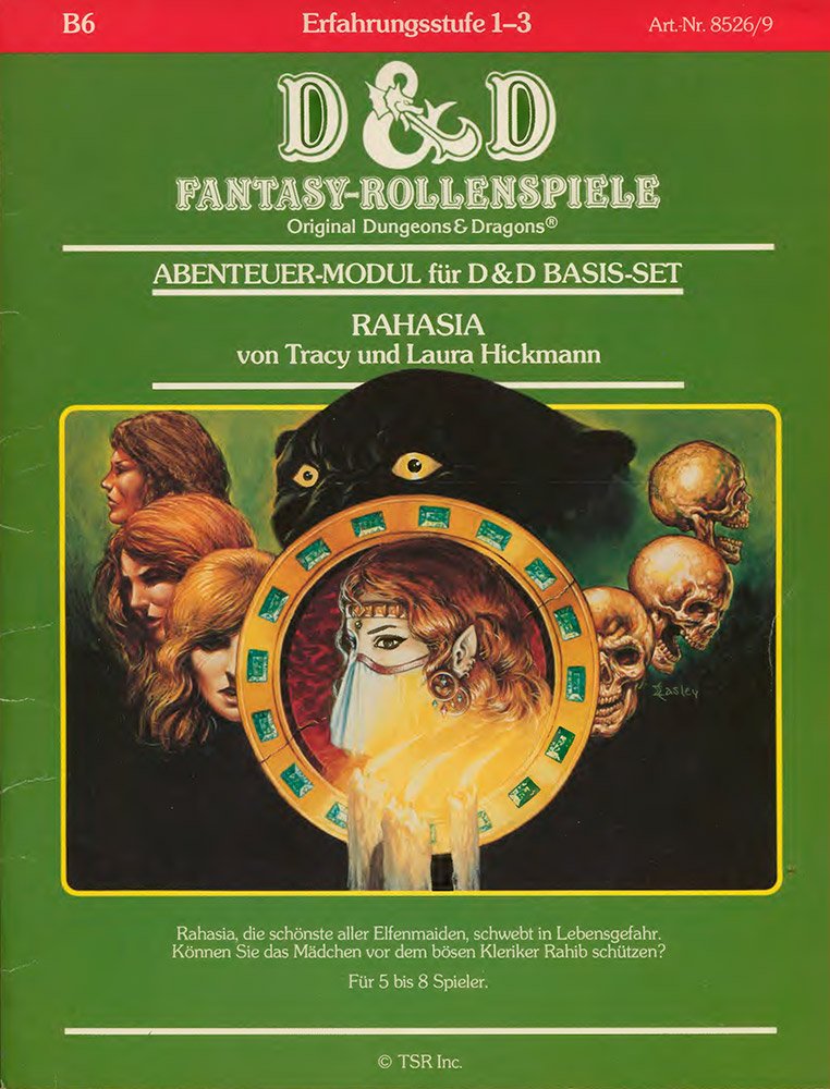 Rahasia - Abenteuer-Modul für D&D Basis Set Books