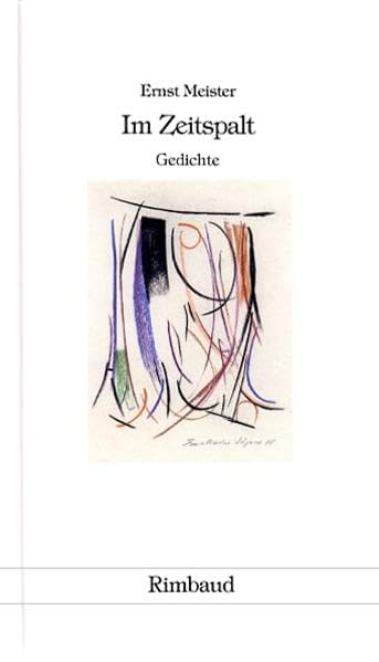 Ernst Meister Gedichte in 15 Bänden / Im Zeitspalt Poetry