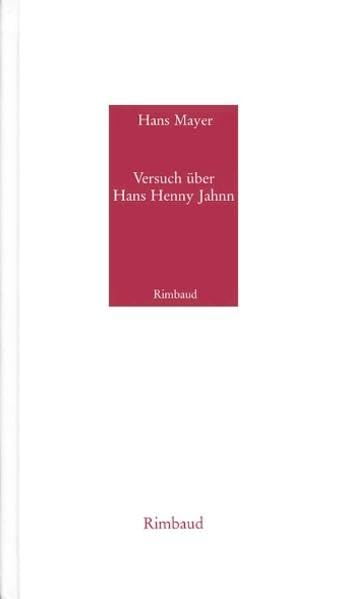 Versuch über Hans Henny Jahnn book