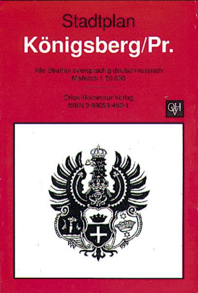 Stadtplan Königsberg/Pr.: Dt. /Russ. Massstab 1:20000 book