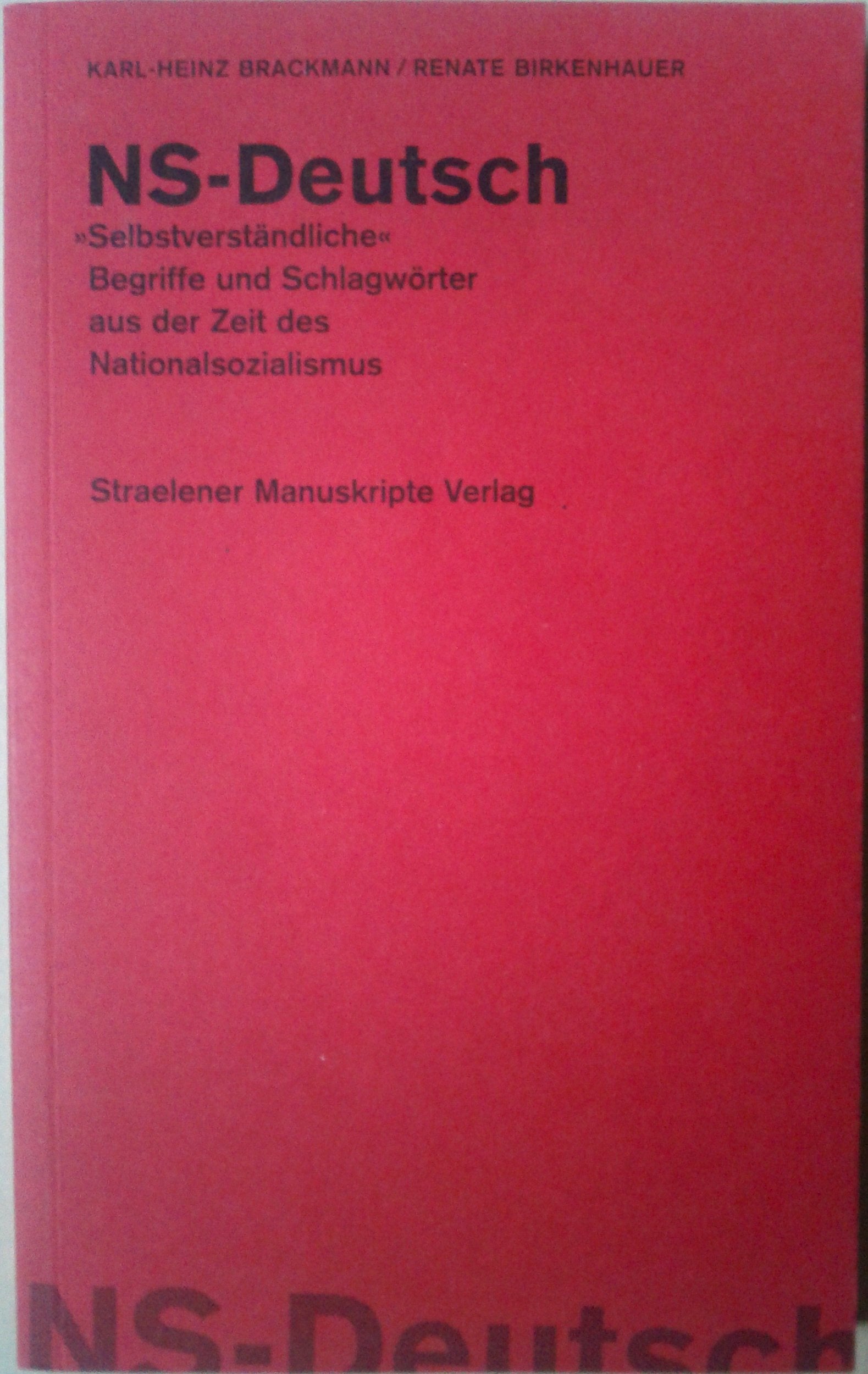 NS-Deutsch Learning & Reference