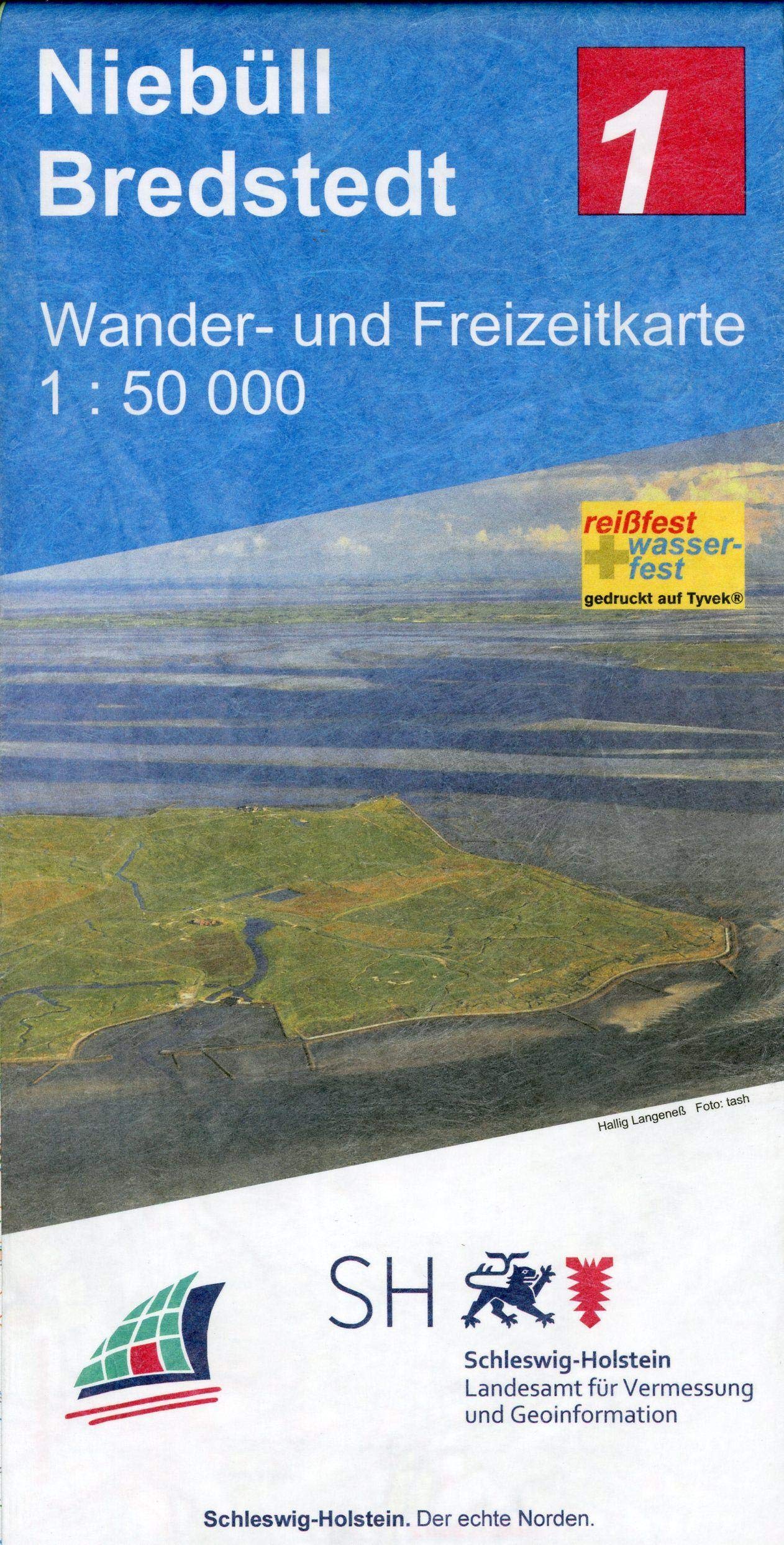 Niebüll - Bredstedt  Wander- und Freizeitkarte 1:50 000 book