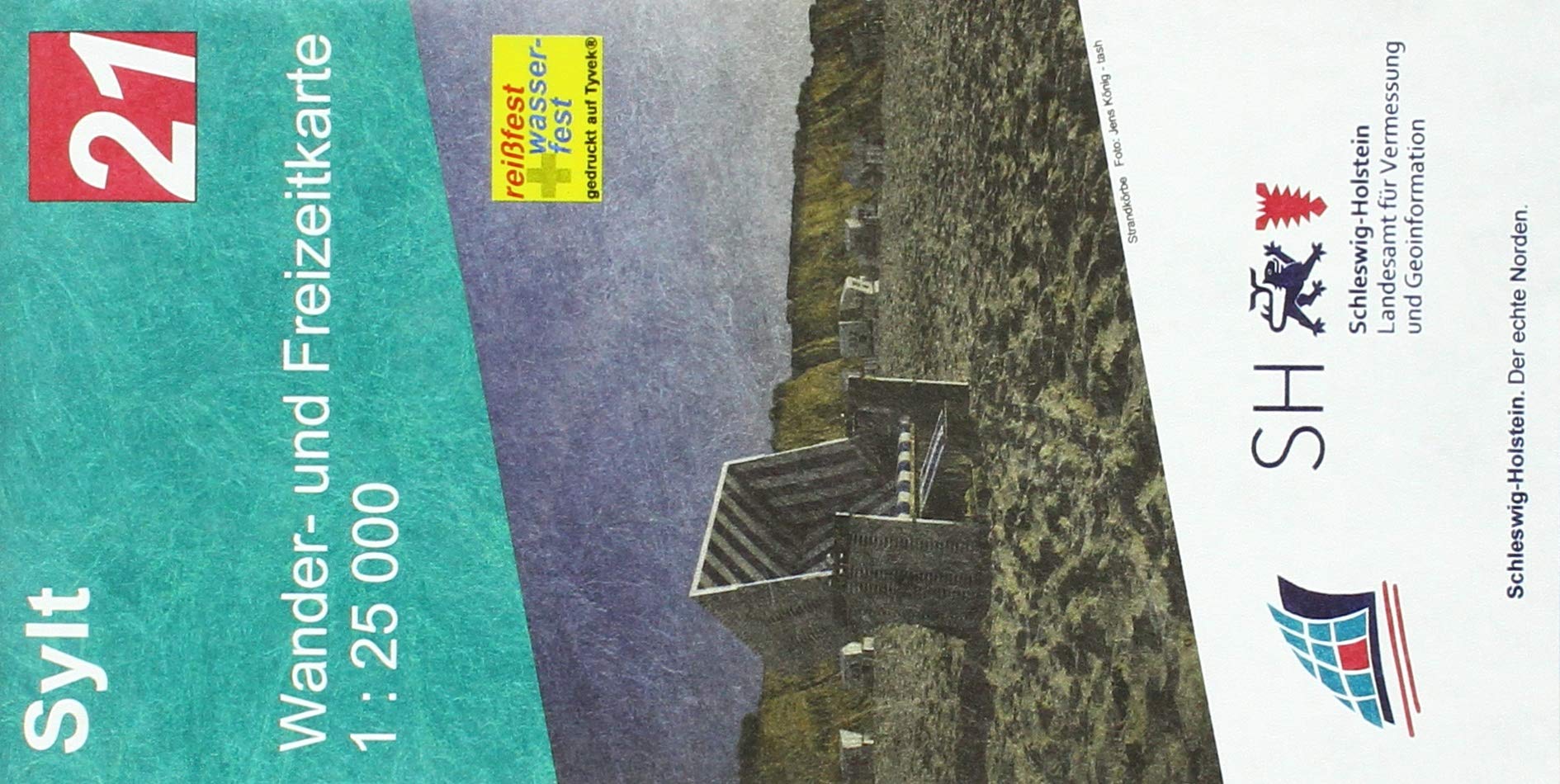 Insel Sylt 1 : 25 000: Wander- und Freizeitkarte Leisure, Home & Garden