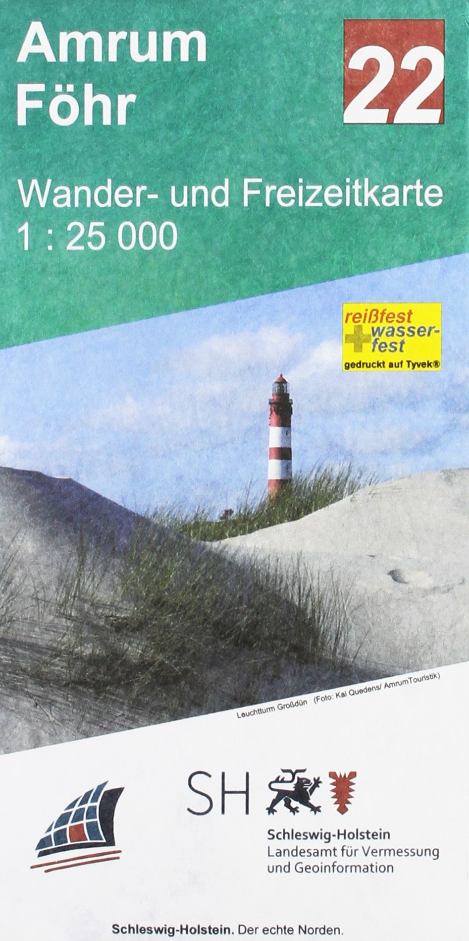 Amrum - Föhr Wander- und Freizeitkarte 1:25 000 book