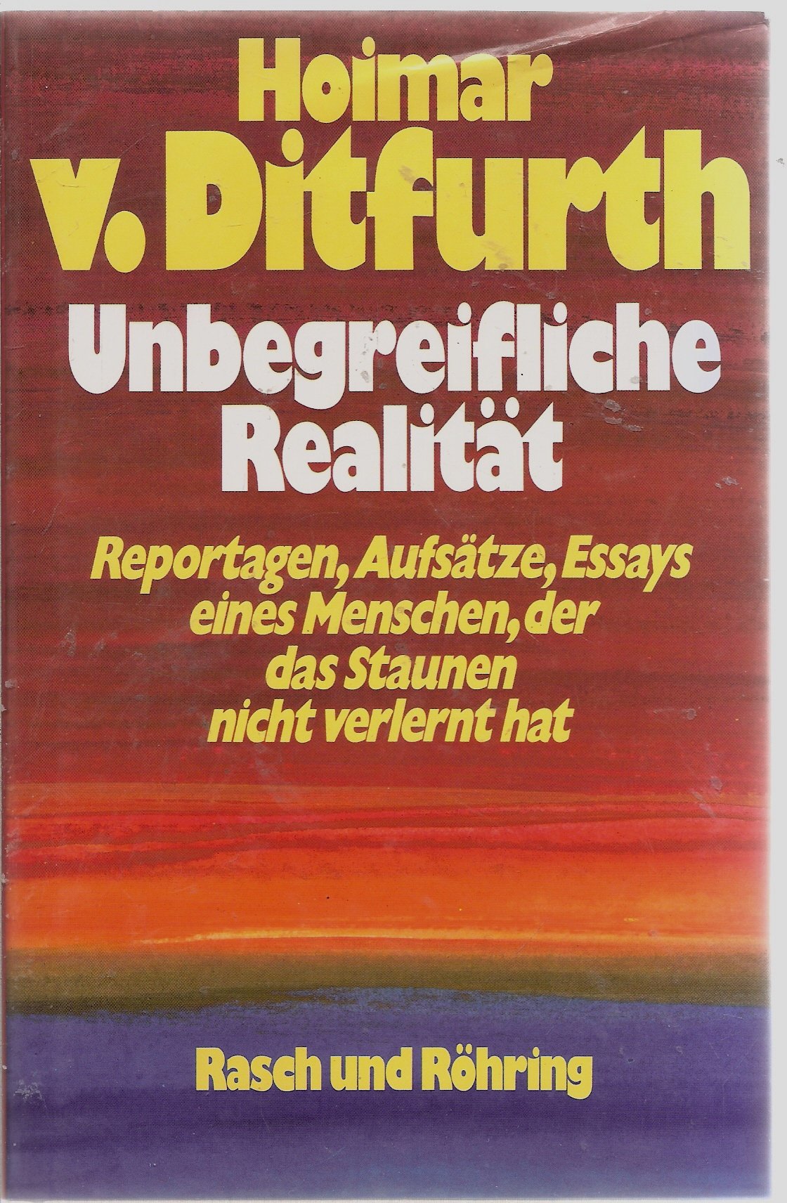 Product Image: Unbegreifliche Realität