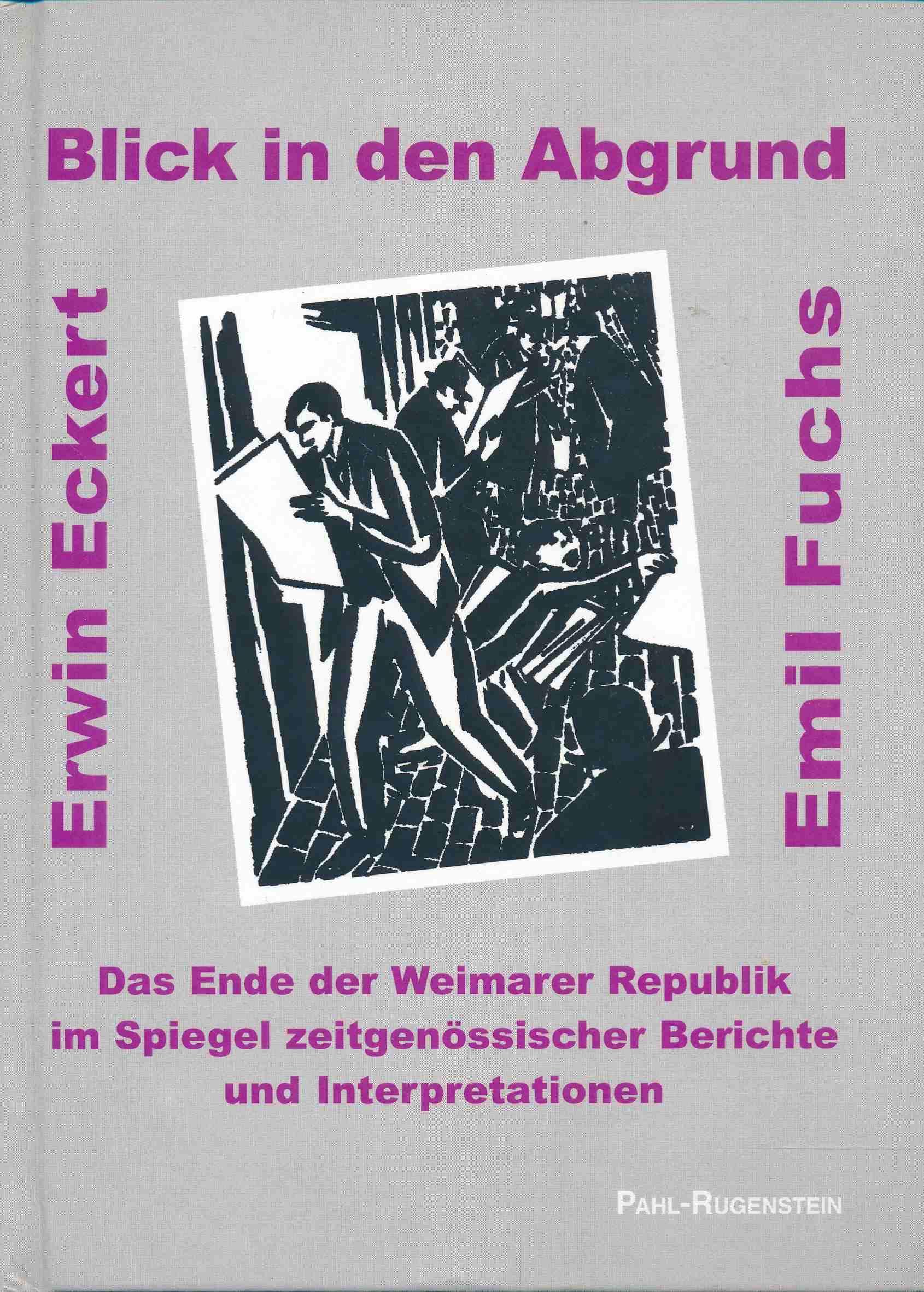 Blick in den Abgrund. book
