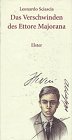 Das Verschwinden des Ettore Majorana Personalities Books