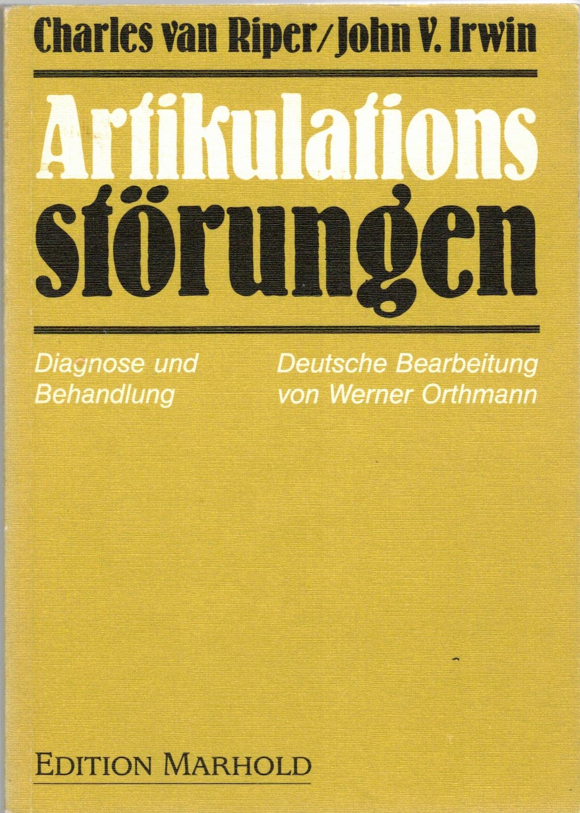 Artikulationsstörungen: Diagnose und Behandlung Books