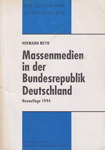 Massenmedien in Bundesrepublik Deutschland Media & Communication