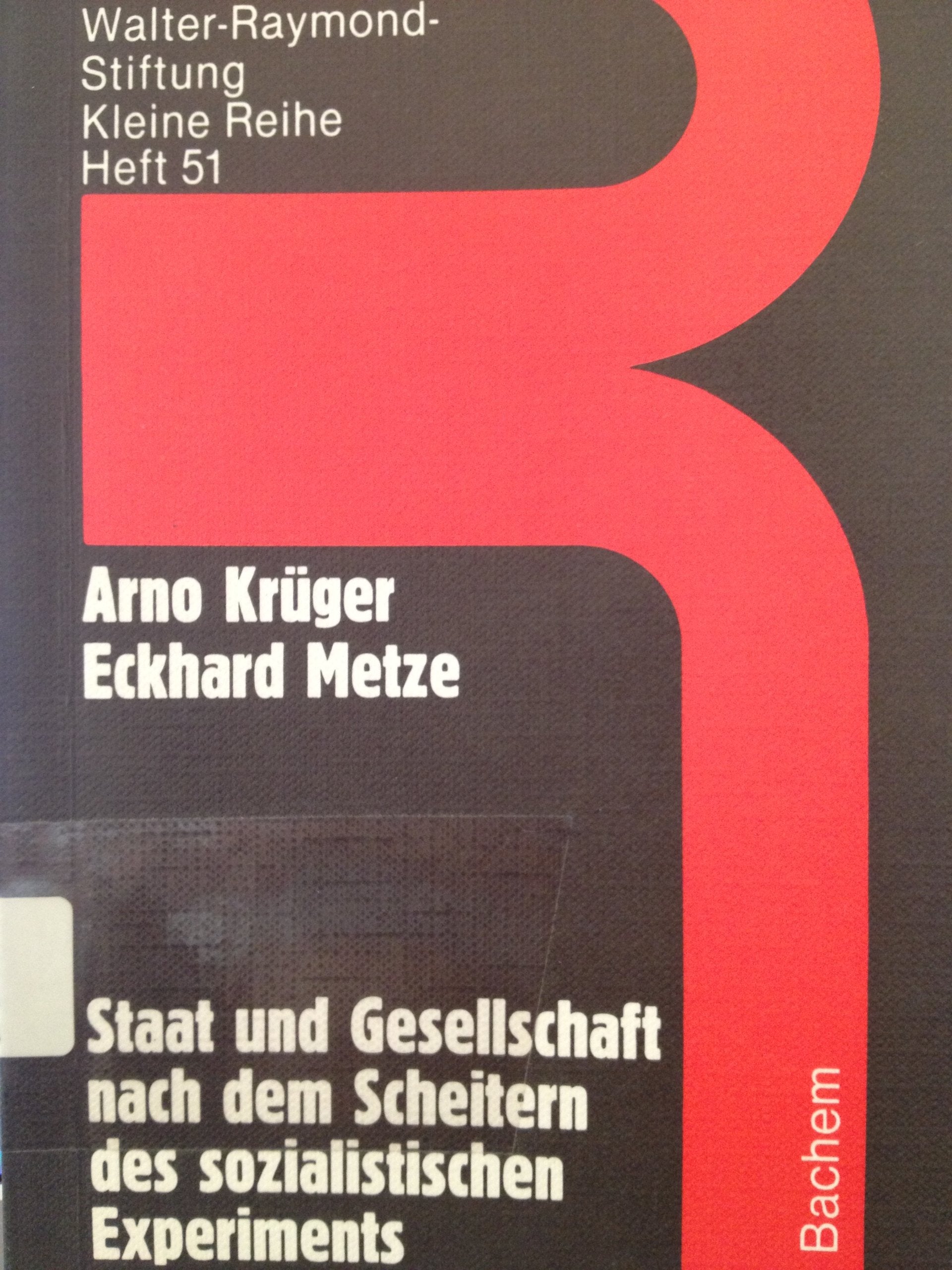 Staat und Gesellschaft nach dem Scheitern des sozialistischen Experiments Books