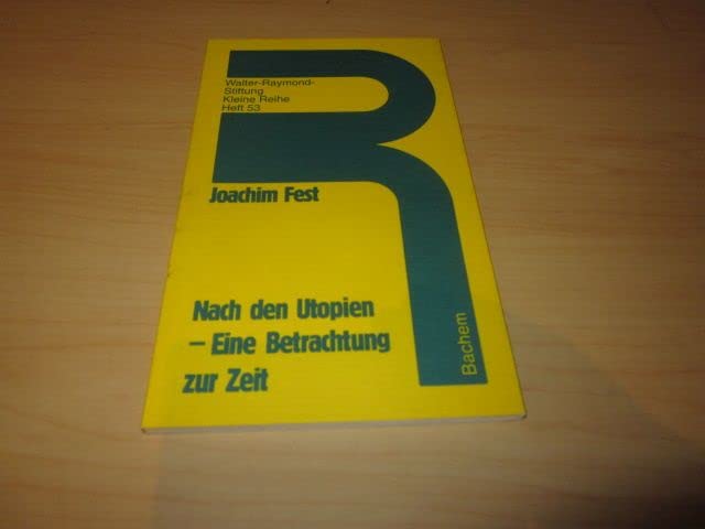 Nach den Utopien. Eine Betrachtung zur Zeit Politics & History