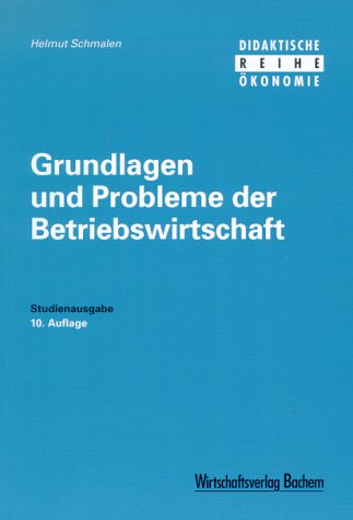 Grundlagen und Probleme der Betriebswirtschaft Business, Finance & Career