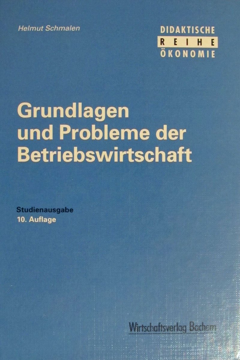Grundlagen und Probleme der Betriebswirtschaft book