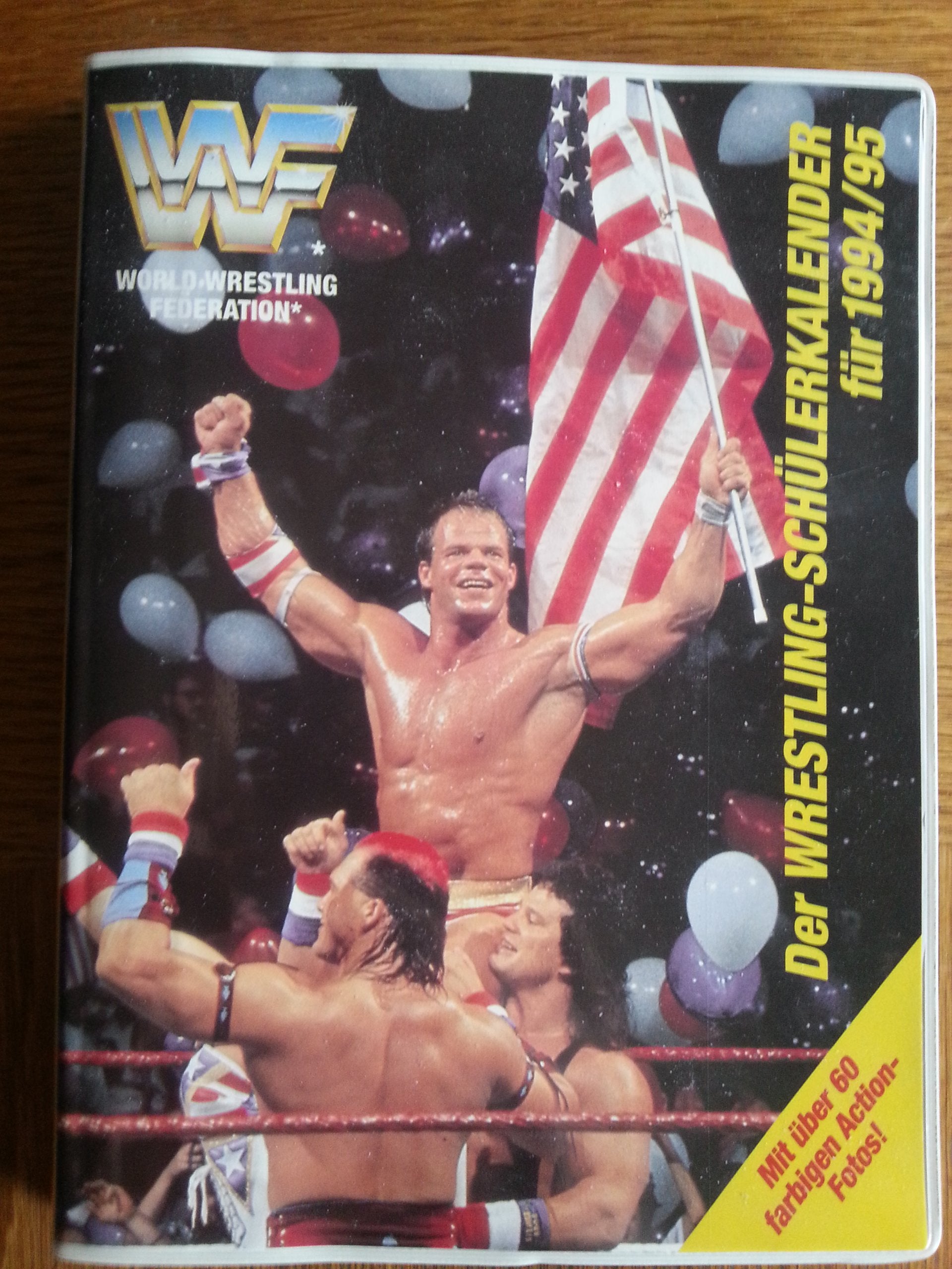 WWF Wrestling Schülerkalender 1994 / 95 Calendars