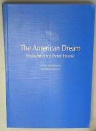 The American Dream: Festschrift for Peter Freese Contemporary literature