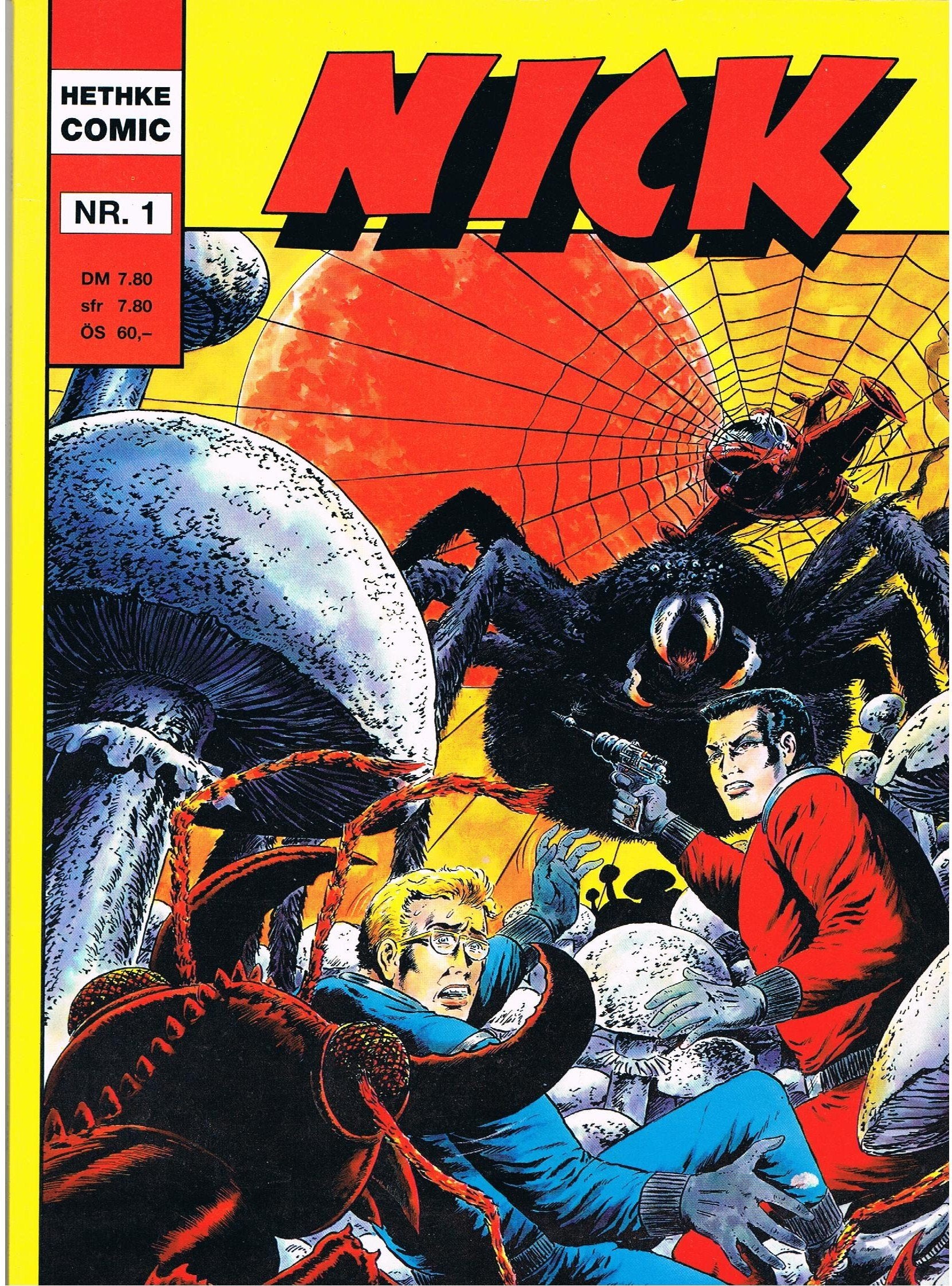 Nick Nr. 1: Sputnik explodiert. (Hethke Comic) Manga